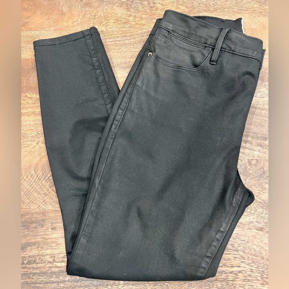 Frame Le High Skinny Black Jeans Size 28 - Picture 6 of 8